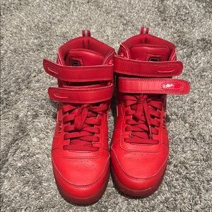 Fila Red High-Top Sneakers Woman size 7.5